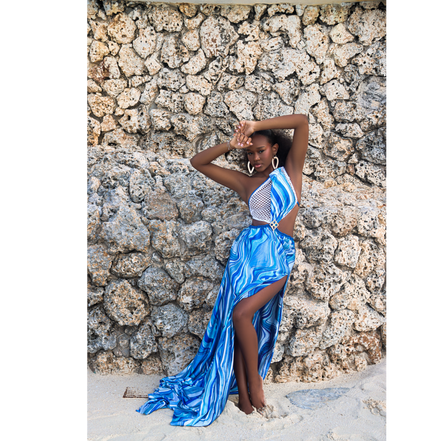 Exuma One Shoulder Maxi Dress